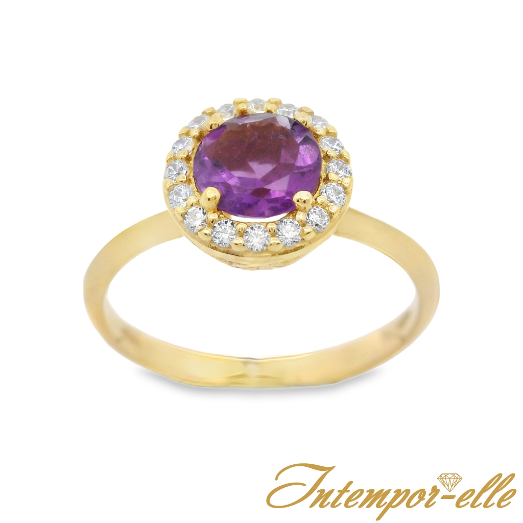 BA OR 18CT AMETHYSTE + OXZ 