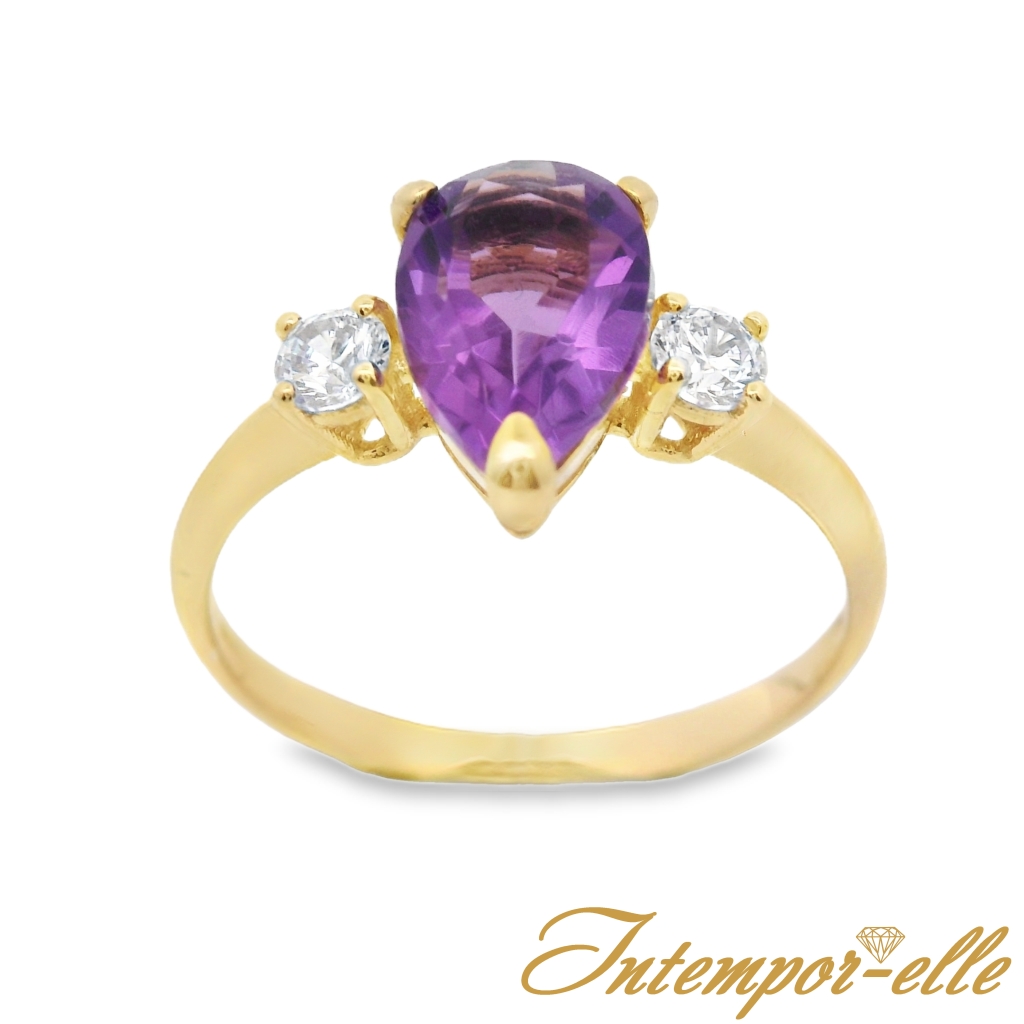 BA OR 18CT AMETHYSTE + OXZ 