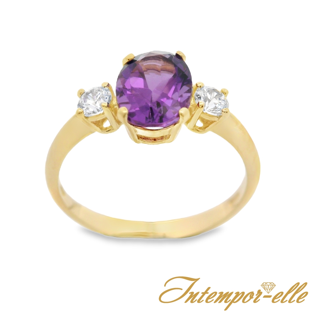 BA OR 18CT AMETHYSTE + OXZ 
