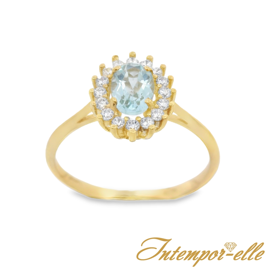 BA OR 18CT TBL OVALE + OXZ