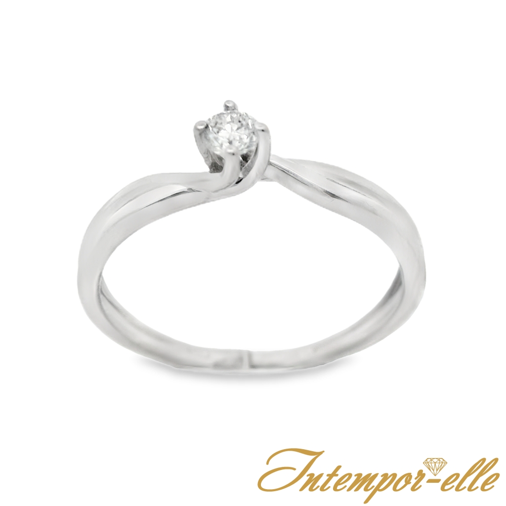 SO DOUBLE VRILLE OR 18CT + DT 0.10 CT 