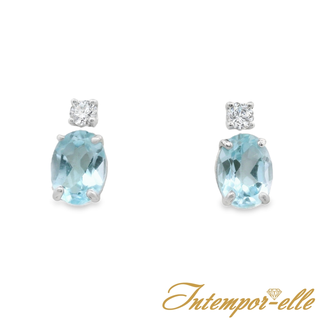 BO OR 18 CT TOPAZE OVAL + OXZ 