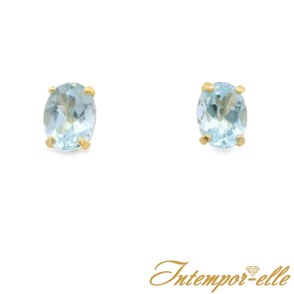 BO OR 18 CT TOPAZE OVAL 