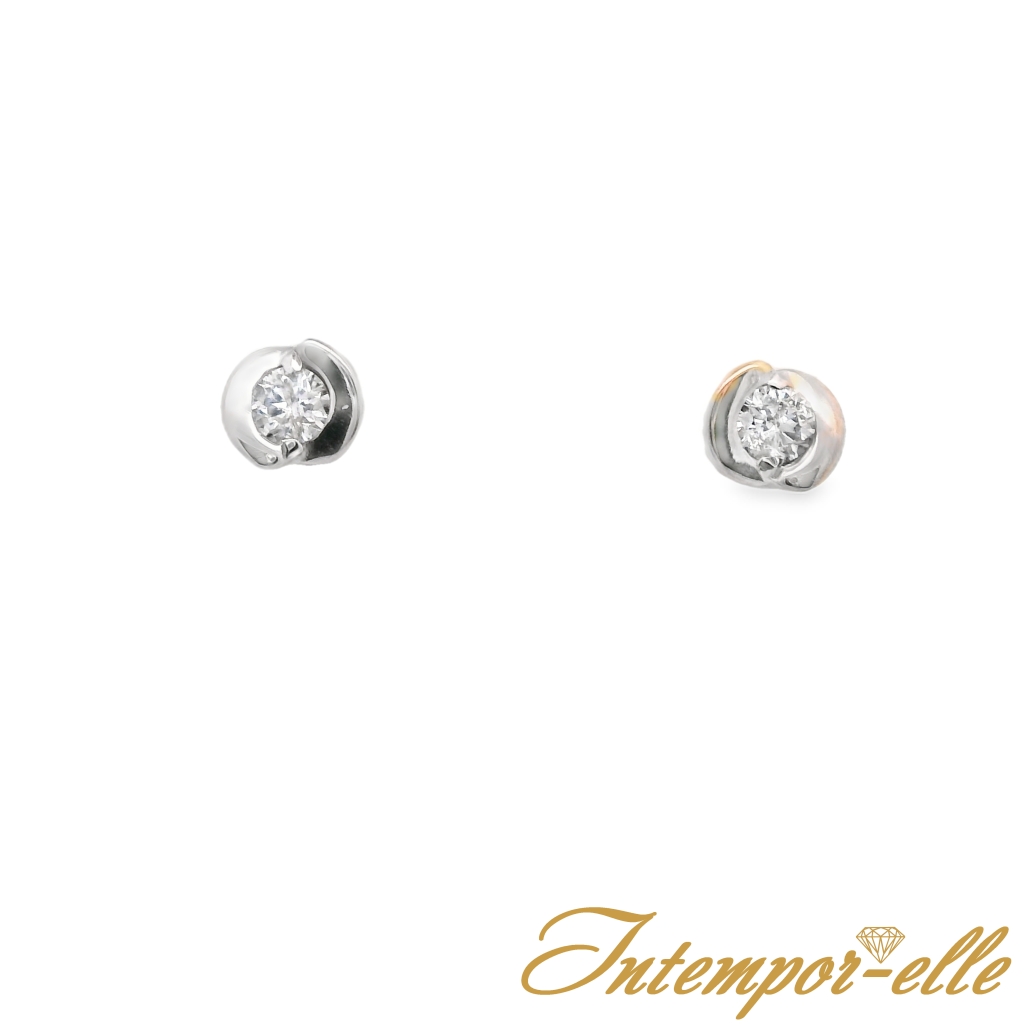 BO DEMI-CLOS OR 18 CT + DT 2X0.03 CT  