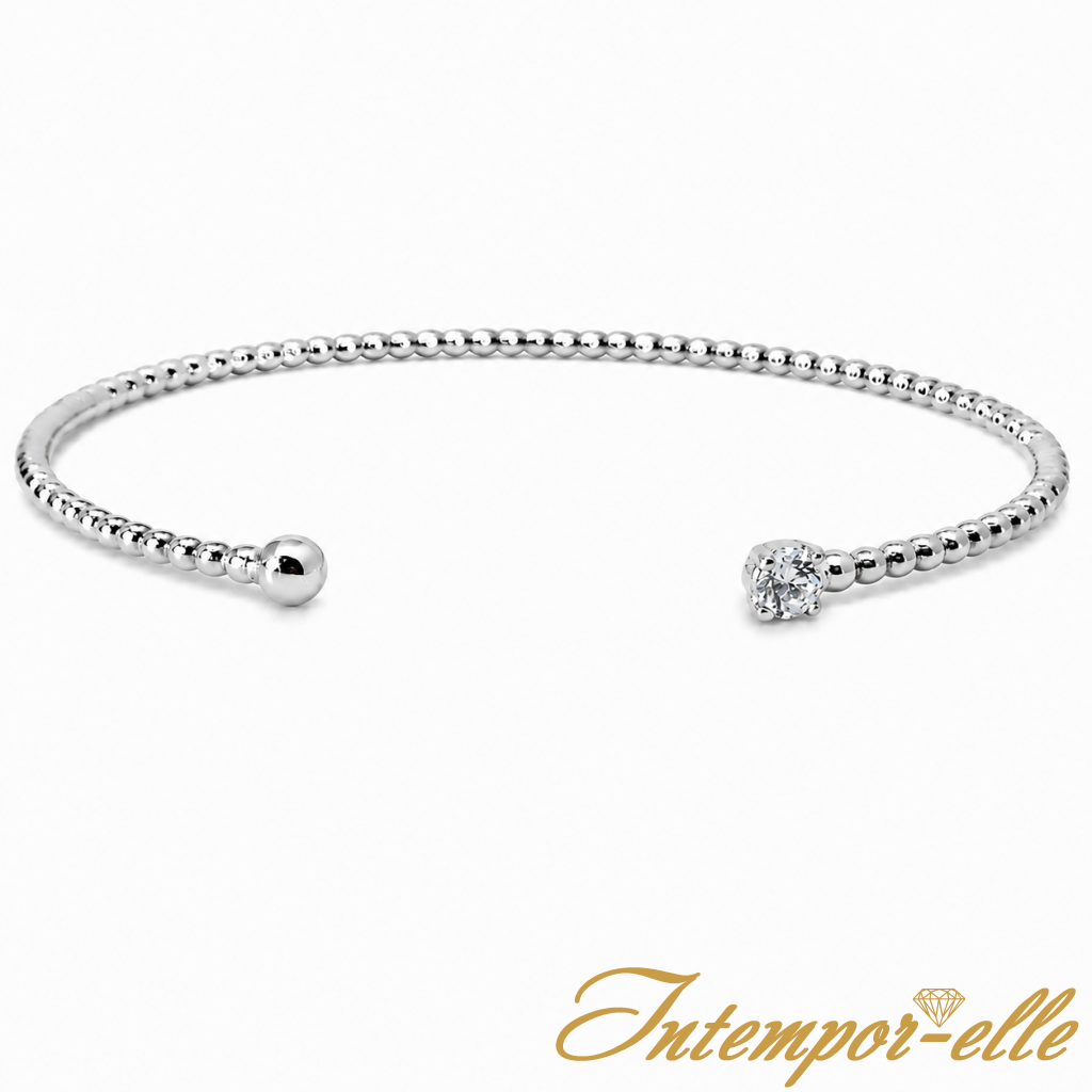 BRACELET OR 18 CT + OXZ 
