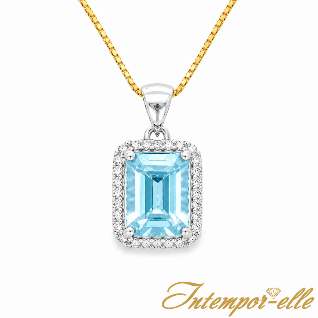 CL OR 18 CT TOPAZE 8X6 + OXZ 