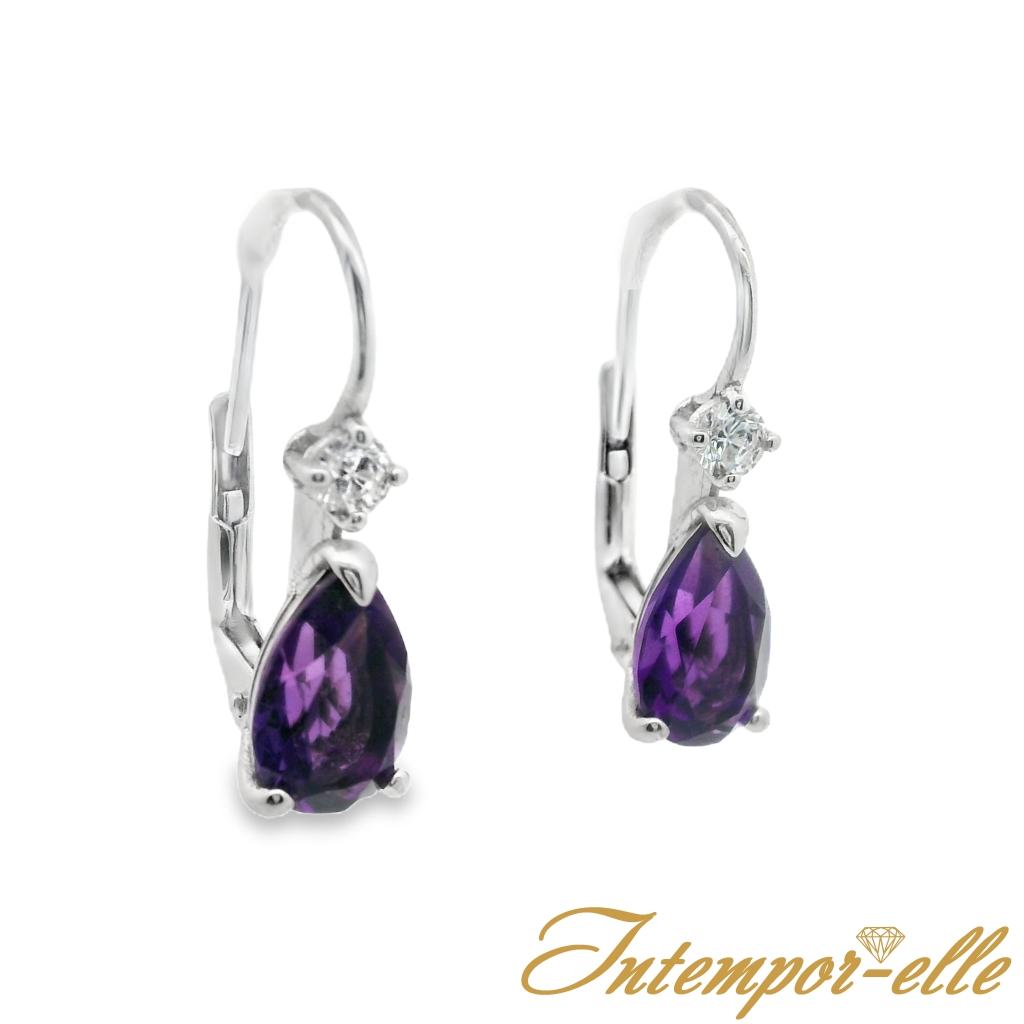 DORMEUSE OR 18 CT AMTH GOUTE + OXZ 