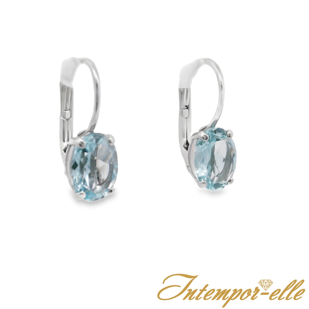 DORMEUSE OR 18 CT TOPAZE OVAL  